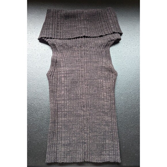 Free People Carly Cowl Sweater Top Knit Ribbed Size Small - Picture 6 of 11